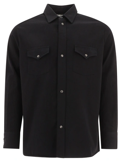 One Of These Days Western Shirts In Black