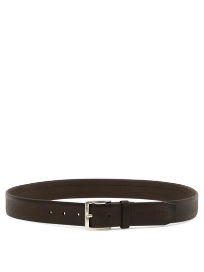 Orciani Chevrette Belt In Brown