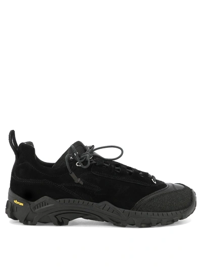 Our Legacy Gabe Leather Trainers In Black