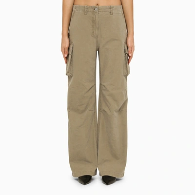 Our Legacy Peafowl Cotton Cargo Trousers In Green