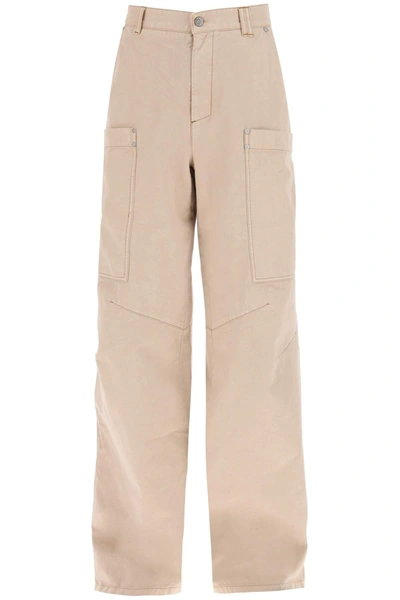 Palm Angels Trouser In Beige