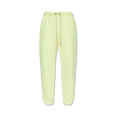 Palm Angels Neon Yellow Cotton Track Suit Pants