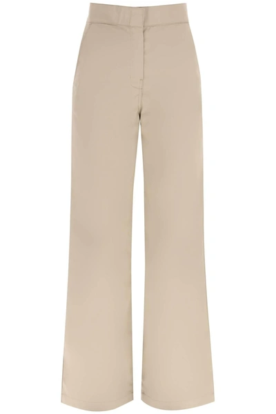 Palm Angels Reversed Waistband Chino Pants In Beige