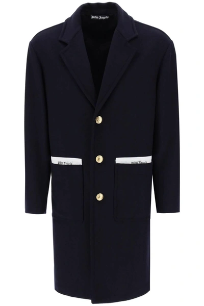 PALM ANGELS PALM ANGELS SARTORIAL TAPE WOOL CASHMERE COAT