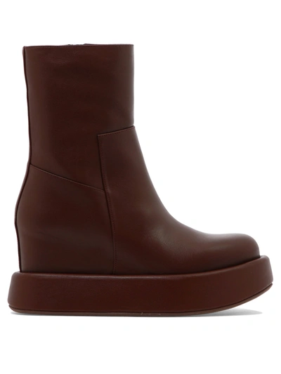 Paloma Barceló Frida Ankle Boots In Brown