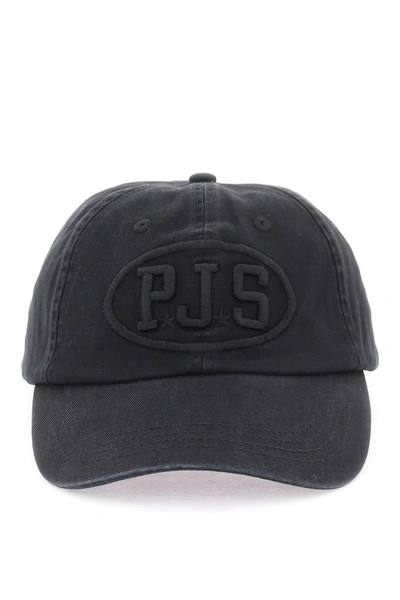 Parajumpers Baseball Cap With Embroidery In Black