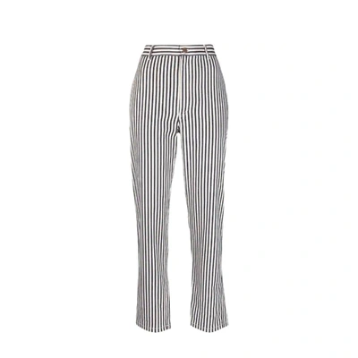 Philosophy Di Lorenzo Serafini Striped Trousers In Blue