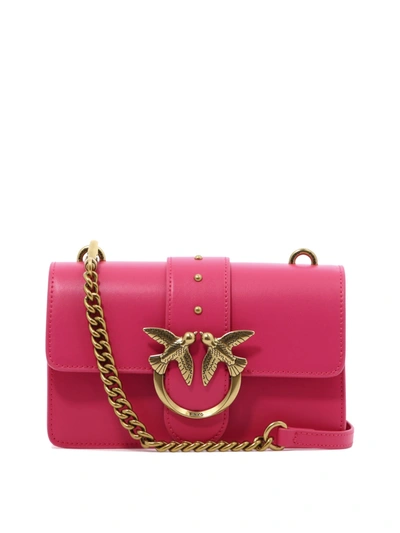Pinko Love One Mini Crossbody Bag In Pink
