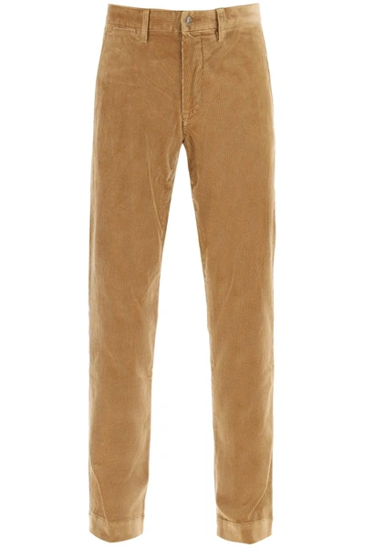 Polo Ralph Lauren Corduroy Chino Pants In Beige