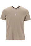 Polo Ralph Lauren Custom Slim Fit Crew-neck T-shirt In Khaki