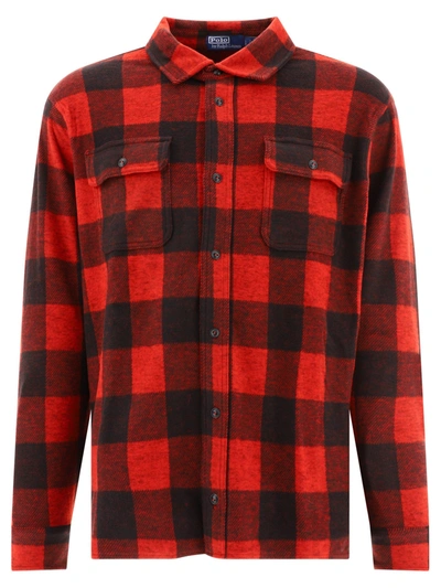 Polo Ralph Lauren Classic-fit Plaid Knit Flannel Workshirt In Multi