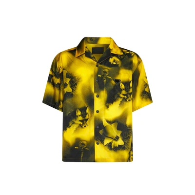 Prada Casual Shirt In Yellow