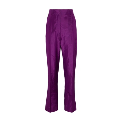 PRADA PRADA TAFFETA SILK PANTS