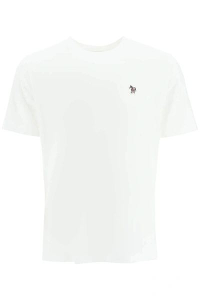 Ps By Paul Smith Ps Paul Smith Organic Cotton T Shirt In White