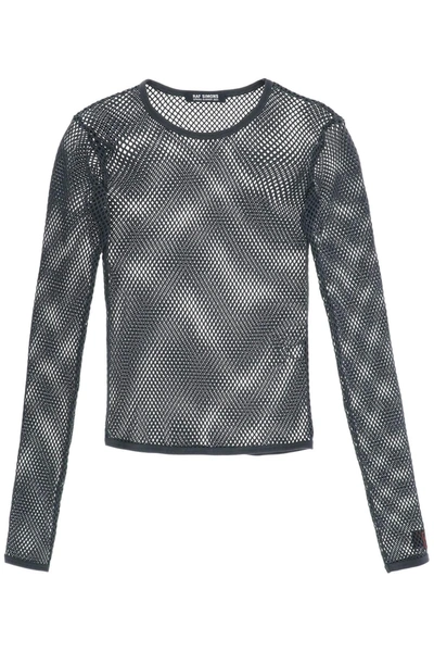 Raf Simons Grey Crewneck Long Sleeve T-shirt In Grey