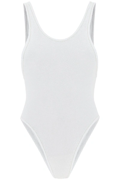 Reina Olga Ruby One-piece Swimsuit In White