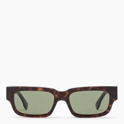 Retrosuperfuture Roma 3627 Tortoiseshell Sunglasses In Green