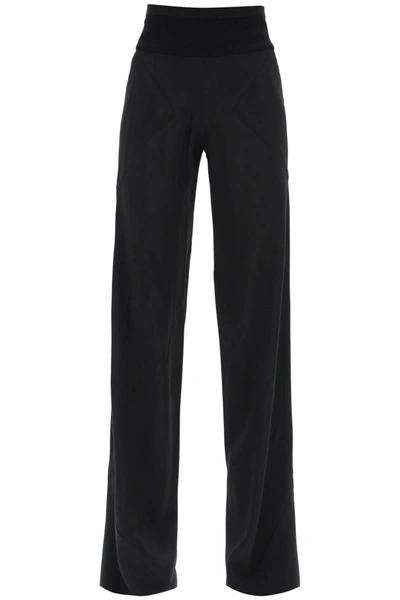 Rick Owens Black Bias Lounge Pants