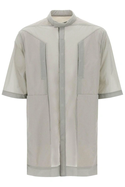 Rick Owens Oversize Semi-sheer Shirt In Multi-colored