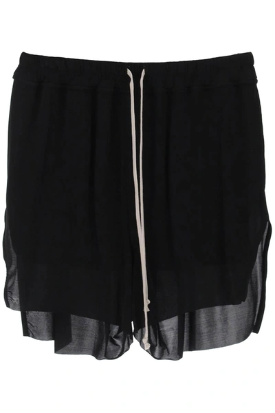 Rick Owens Black Pentaboxer Shorts