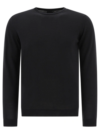 Roberto Collina Black Wool Jumper