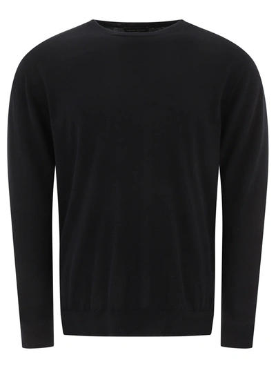 Roberto Collina Ribbed Jumper In Black