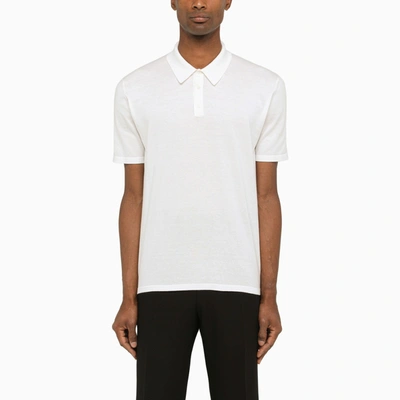 Roberto Collina Classic Crew Neck T-shirt With Ribbed Detailing In Neutrals