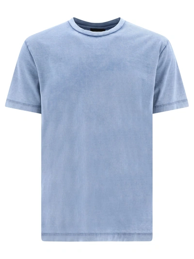 Roberto Collina Washed Out T-shirt In Blue