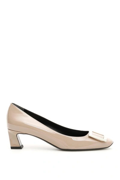 Roger Vivier Belle Vivier Pumps In Cream
