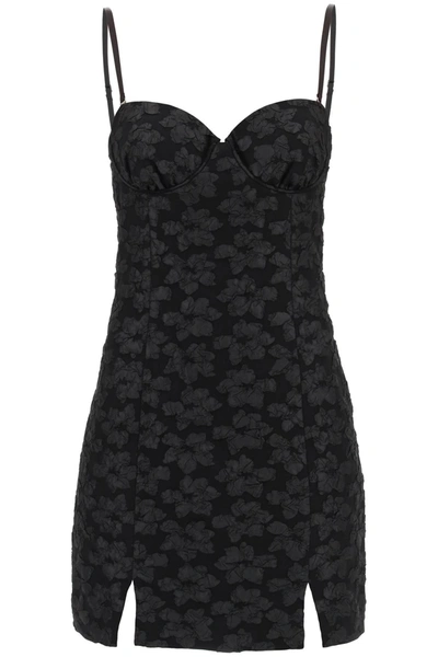 Rotate Birger Christensen Bustier Mini Dress In Black