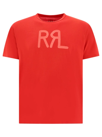Rrl Logo T-shirt In Red