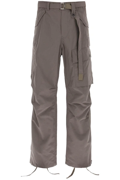 SACAI SACAI CARGO PANTS IN TAFFETA