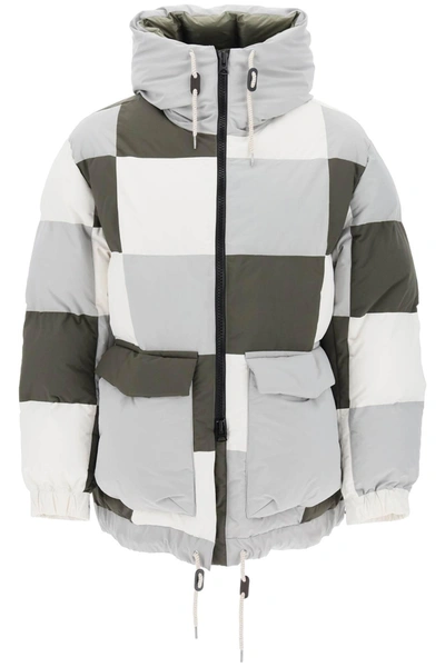 Sacai Down Jacket In Green