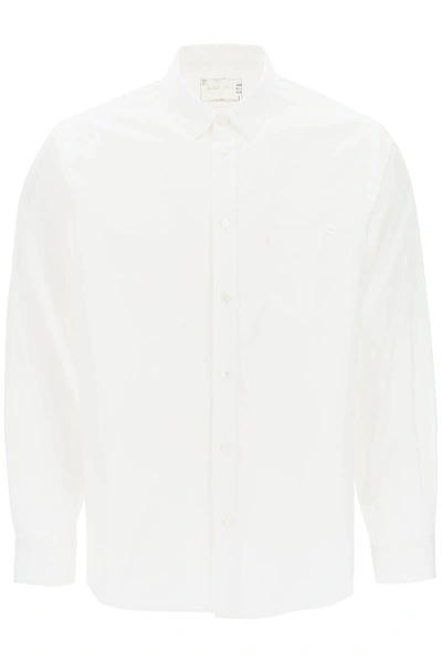 SACAI SACAI THOMAS MASON COTTON POPLIN SHIRT