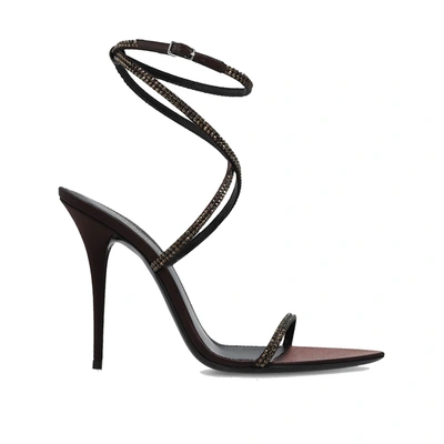 Saint Laurent Ava Sandals In Black