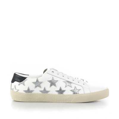 Saint Laurent Court Classic Sneakers In White