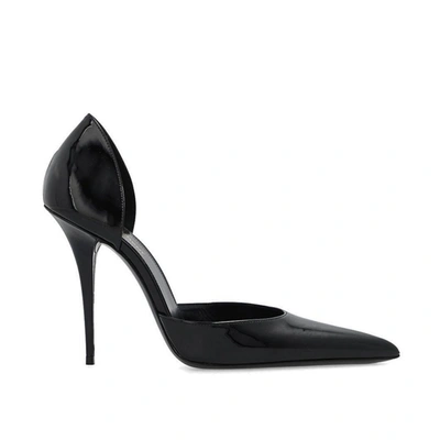 Saint Laurent Patent Leather Pumps In Black