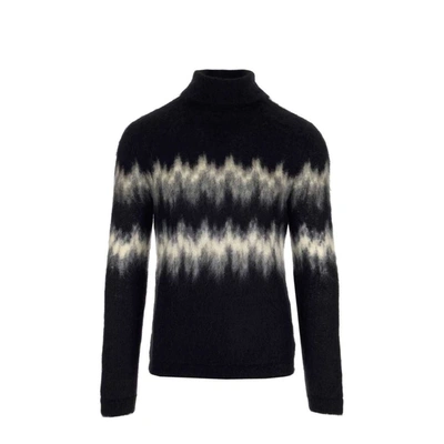 Saint Laurent Turtleneck Sweater In Black