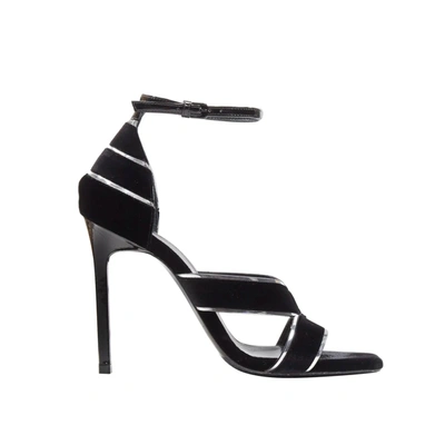 SAINT LAURENT SAINT LAURENT VELVET SANDALS