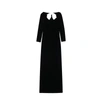 Saint Laurent Velvet Long Dress Women