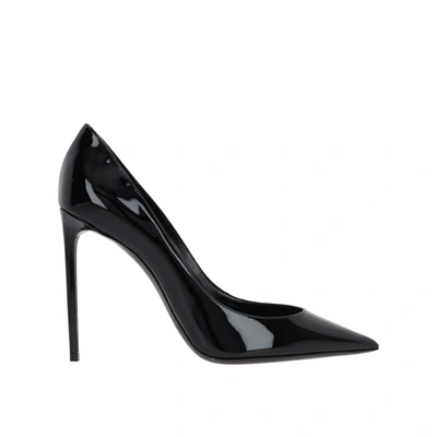 Saint Laurent Zoè Leather Pumps In Black