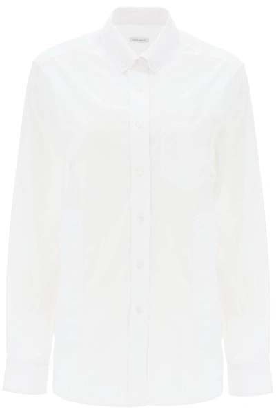 Saks Potts William Poplin Shirt In White