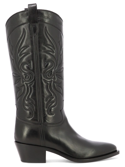 Sartore Sky Boots In Black