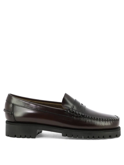Sebago Penny Loafer Beefroll Slip-on Moccasins In Black