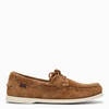 Sebago Lace-up Round Toe Boat Shoes In Brown