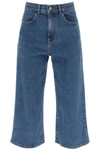 SEE BY CHLOÉ SEE BY CHLOE ORGANIC DENIM CULOTTES PANT