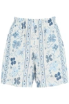 See By Chloé See By Chloe Printed Linen Blend Shorts