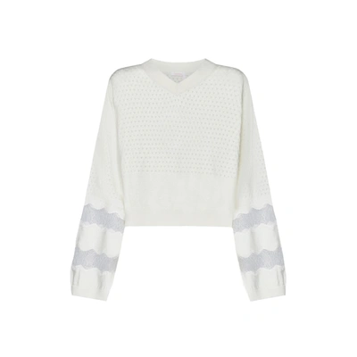 See By Chloé Wool And Cashmere Sweater In White