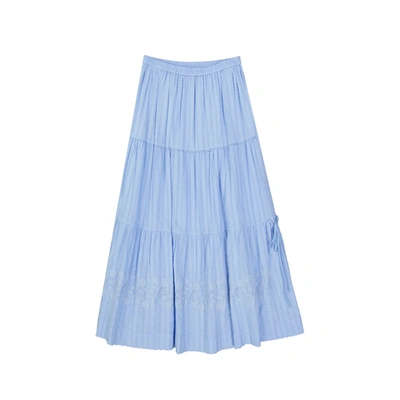 SEE BY CHLOÉ SEE BY CHLOE SEE BY CHLOE COTTON MIDI SKIRT