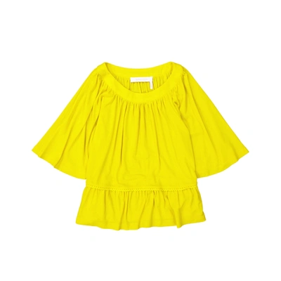 See By Chloé See By Chloe Flared Top In Yellow